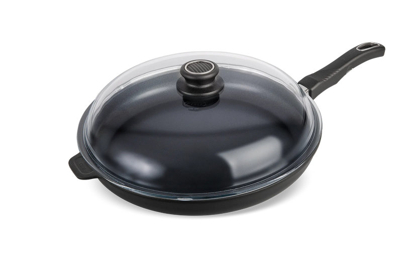 Poêle de cuisine haut de gamme EVO avec manche amovible Gastrolux et couvercle pyrex