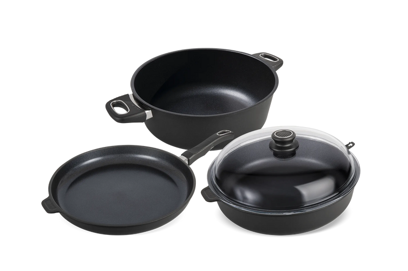 Kit Gourmand poele sauteuse cocotte haut de gamme de cuisine induction gastrolux