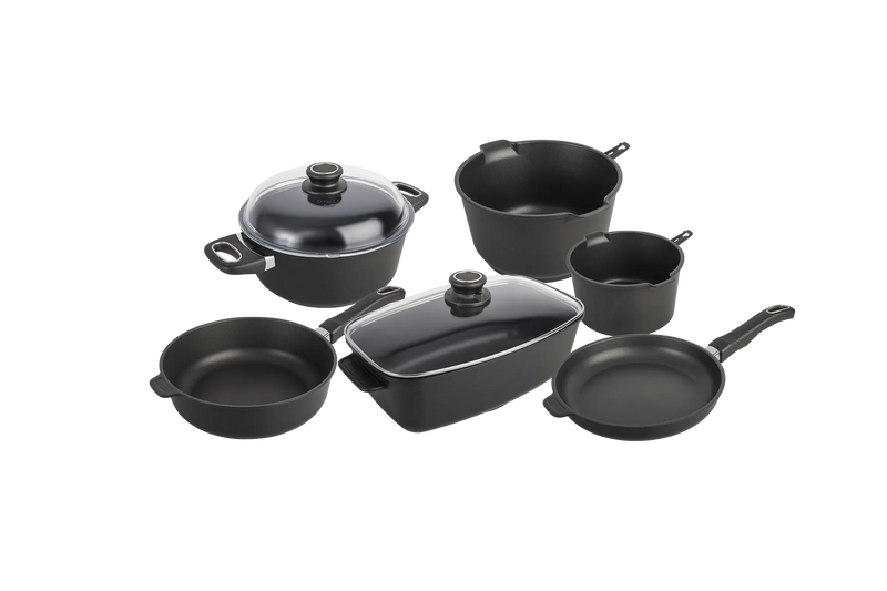 Kit Gastronomique Poele Sauteuse Cocotte Casserole rotissoire haut de gamme induction gastrolux