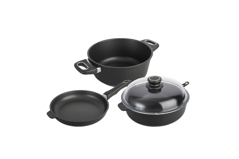 Kit Gourmand poele sauteuse cocotte haut de gamme de cuisine induction gastrolux