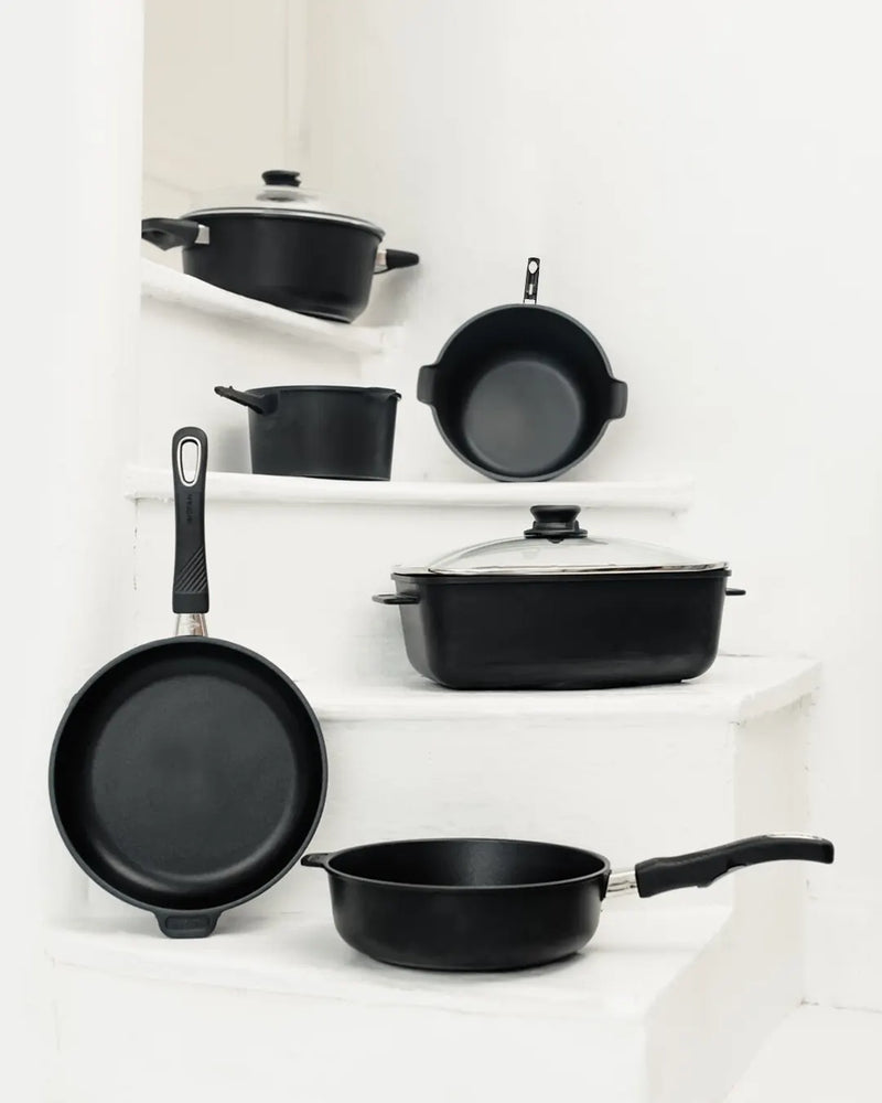 Kit Gastronomique Poele Sauteuse Cocotte Casserole rotissoire haut de gamme induction gastrolux