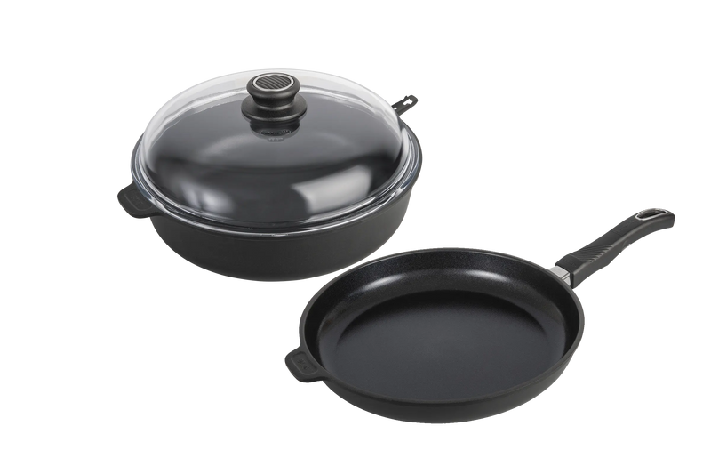 Batterie de cuisine haut de gamme induction Poele Sauteuse Kit Decouverte gistrolux.comance