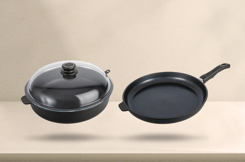 Batterie de cuisine haut de gamme induction Poele Sauteuse Kit Decouverte gistrolux.comance