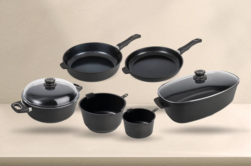 Kit Gastronomique Poele Sauteuse Cocotte Casserole rotissoire haut de gamme induction gastrolux