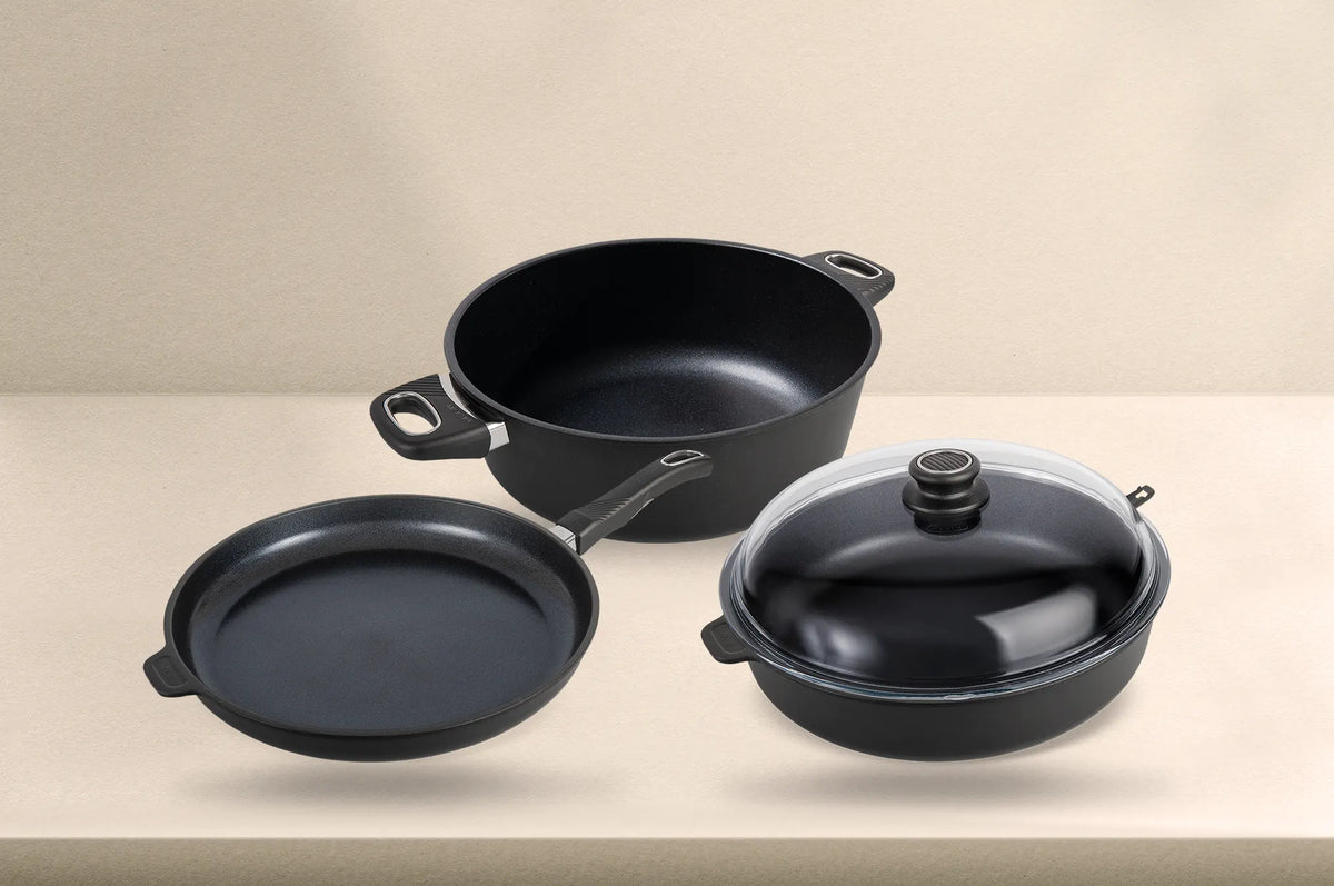 Kit Gourmand poele sauteuse cocotte haut de gamme de cuisine induction gastrolux