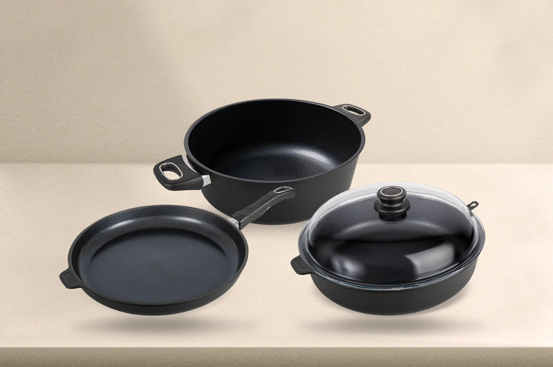 Kit Gourmand poele sauteuse cocotte haut de gamme de cuisine induction gastrolux
