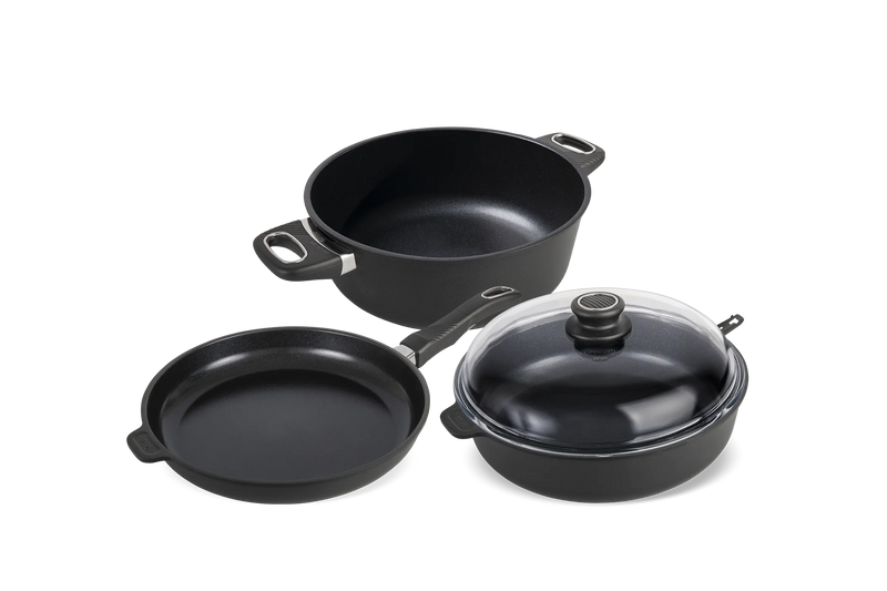 Kit Gourmand poele sauteuse cocotte haut de gamme de cuisine induction gastrolux