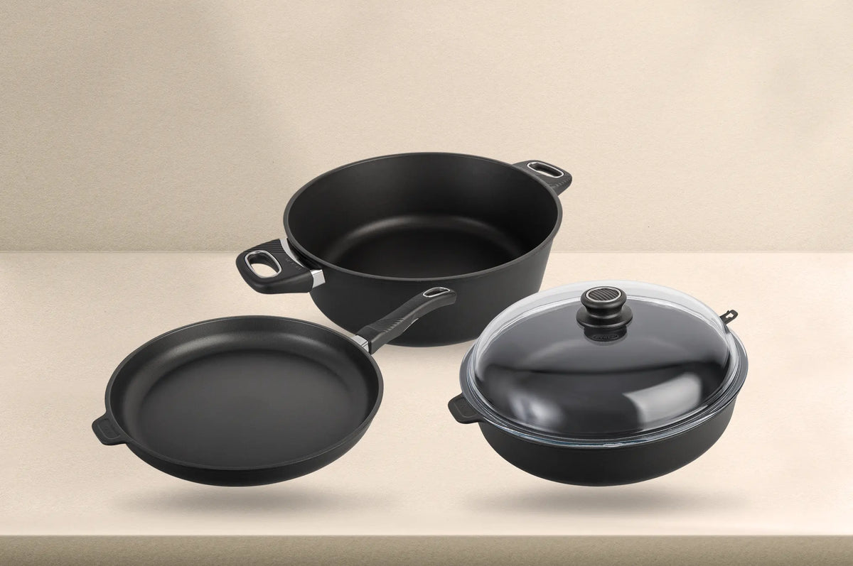 Kit Gourmand poele sauteuse cocotte haut de gamme de cuisine induction gastrolux