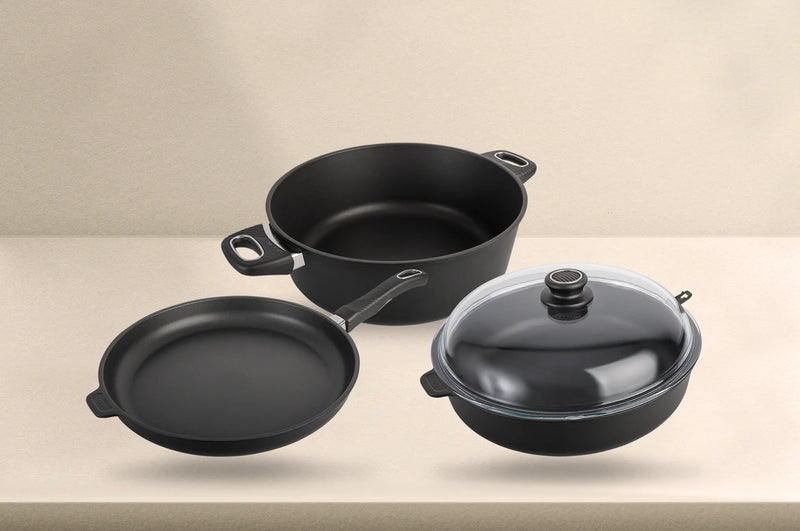 Kit Gourmand poele sauteuse cocotte haut de gamme de cuisine induction gastrolux
