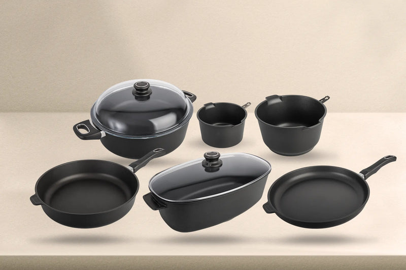 Kit Gastronomique Poele Sauteuse Cocotte Casserole rotissoire haut de gamme induction gastrolux