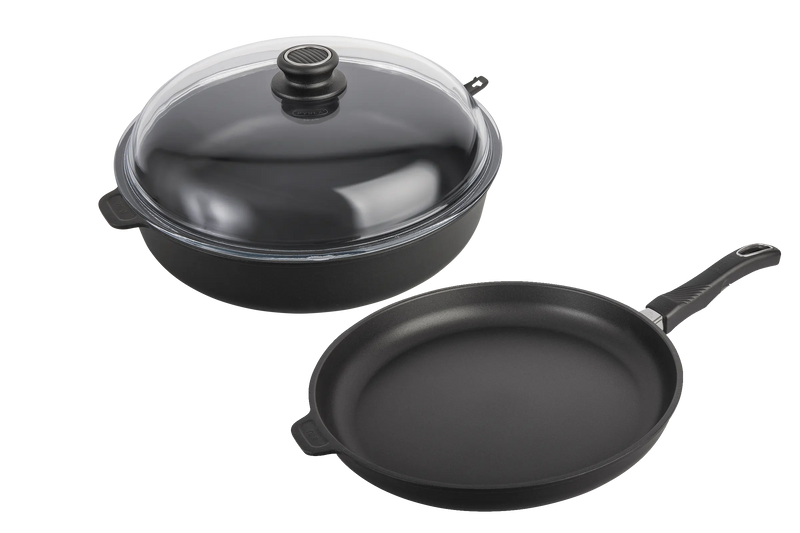 Batterie de cuisine haut de gamme induction Poele Sauteuse Kit Decouverte gistrolux.comance